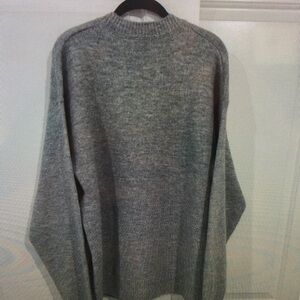 Men's Gray Cardigan Sweater